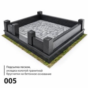 Гранитные цоколя с различными вариантами внутреннего благоустройства - 2