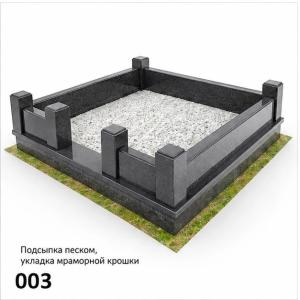 Гранитные цоколя с различными вариантами внутреннего благоустройства - 1