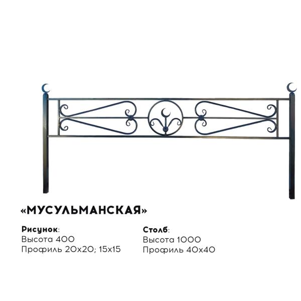 Металлическая ограда 
