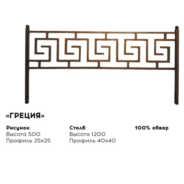 Металлическая ограда 