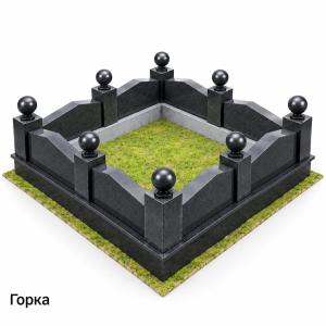 Гранитные цоколя с усеченной балкой - 2.2