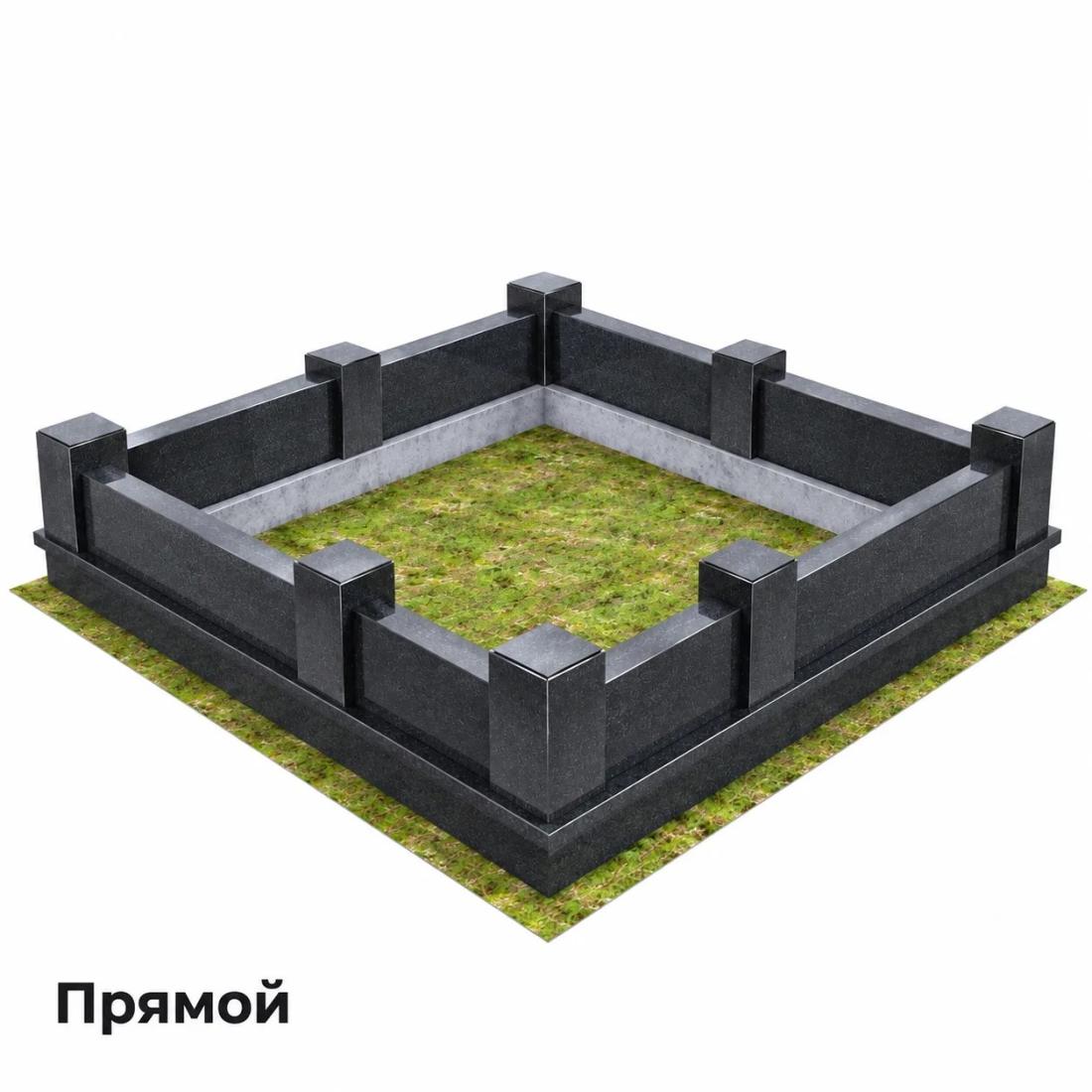 Гранитные цоколя с усеченной балкой - 2.1