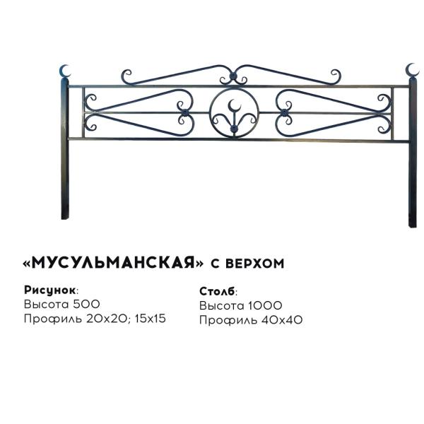 Металлическая ограда 