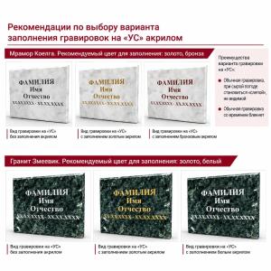 Виды гравировок