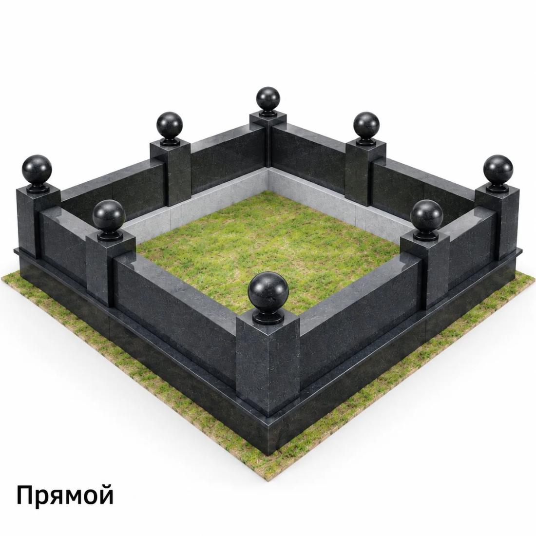 Гранитные цоколя с усеченной балкой - 2.2